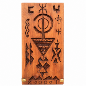 Berber Hand Carved Wooden Symbol Wall Art Decor