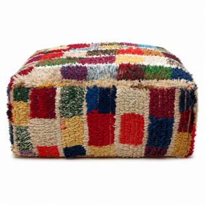 Berber hand made ‘ pouf ‘ pouf cover ” pouf