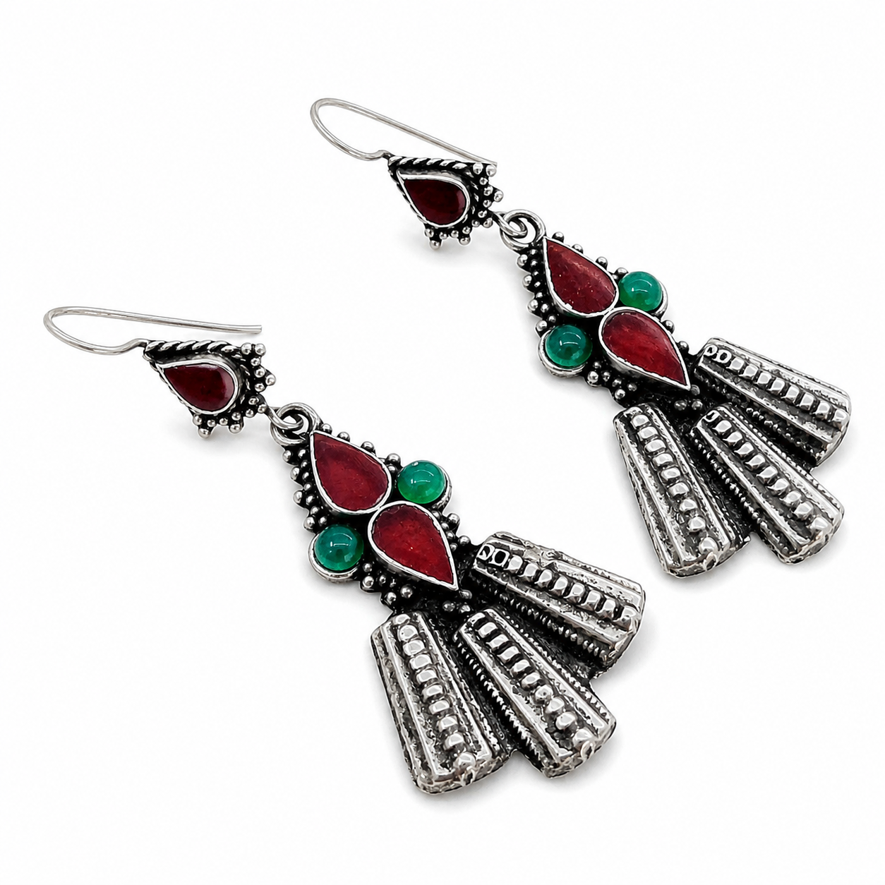 Berber Handcrafted Silver Earrings for Everyday Personal Jewelry Styling