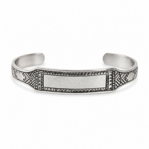 Berber Handmade 925 Sterling Silver Cuff Bracelet Heritage