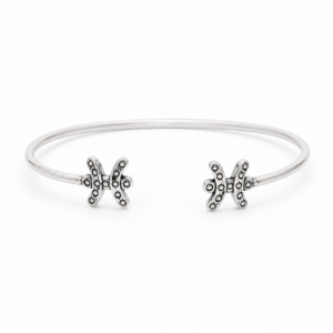 Berber Handmade 925 Sterling Silver Yaz Symbol Bracelet