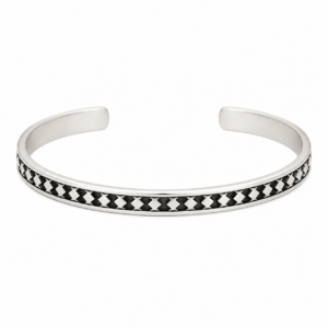 Berber Handmade Sterling Silver Adjustable Cuff Tunisian Bracelet