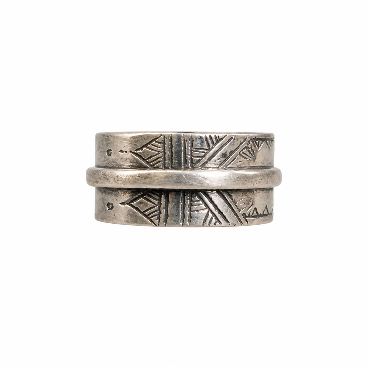 Berber Handmade Sterling Silver Tuareg Tribal Ring Jewelry