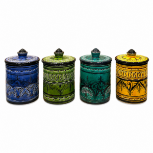 Berber Handmade Storage Jar Lid Hand Ceramic Piece