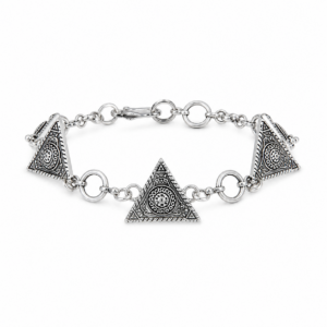 Berber Handmade Tazerzit Tribal Cuff Silver Plated Bracelet