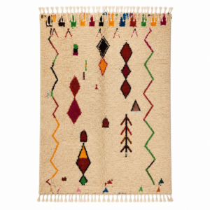 Berber Handmade Vintage Wool Boho Area Rug Neutral Decor