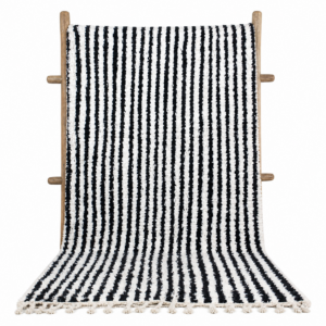 Berber Handwoven Maroccan Authentic Wool Carpet Geometric Rug