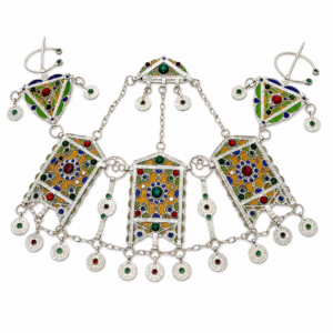 Berber Headpiece Handmade Traditional Jewelry Silver Tone Headband