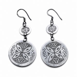 Berber Jewelry artisanaux amazighs traditionnels Earrings berbères Silver