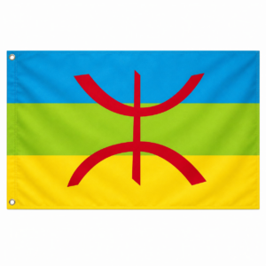 Berber North African Symbol Flag Made Europe Double