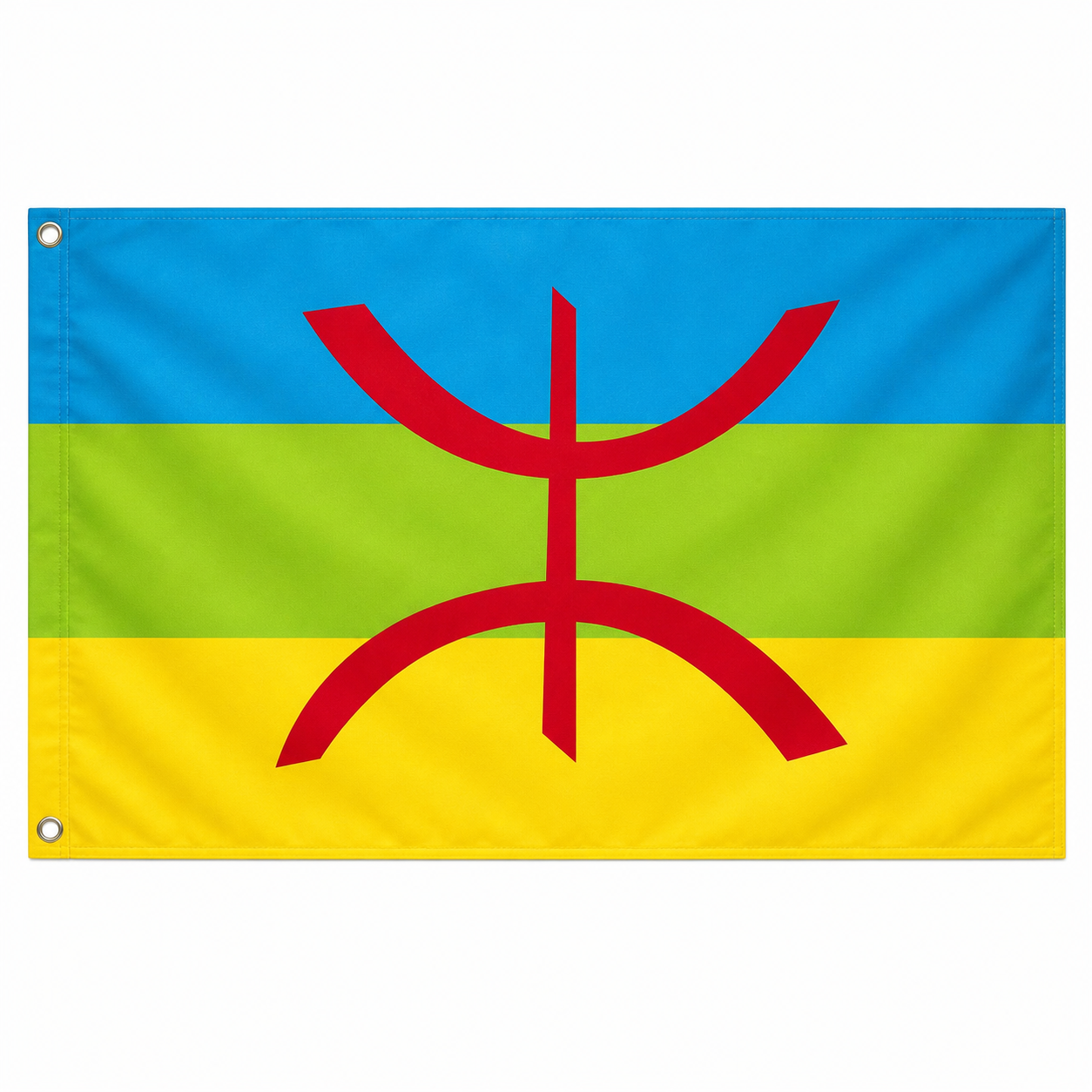 Berber North African Symbol Flag Made Europe Double
