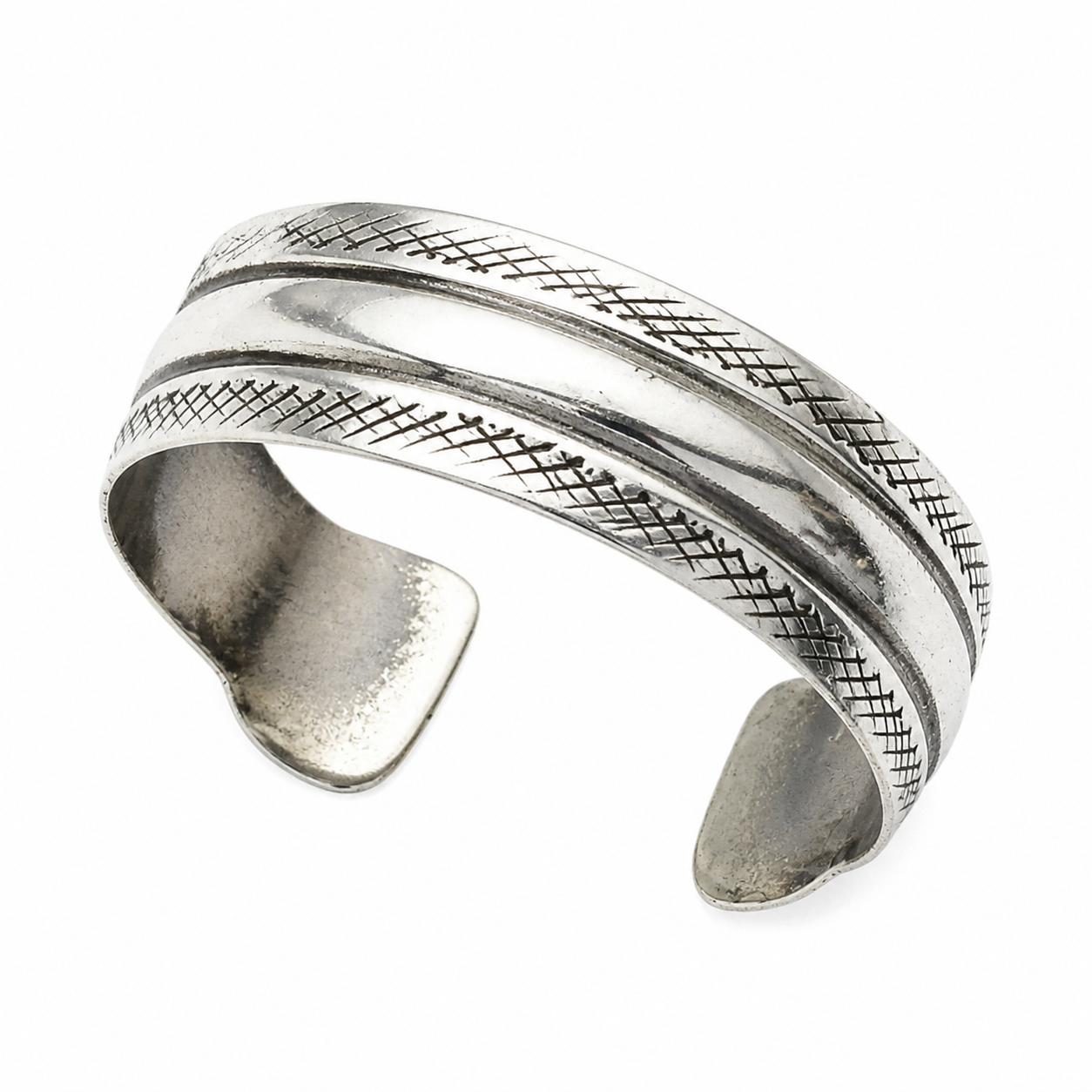 Berber Old Tunisian silver bracelet. Silver tribal bracelet