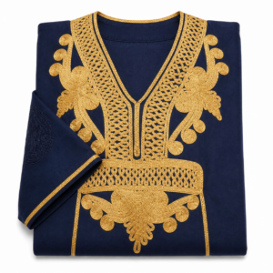 Berber Original Dress bleu gold caftan sea Kaftan