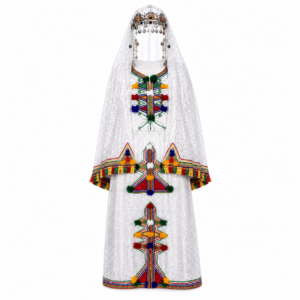 Berber ROBE Caftan CHELHA Clothing Headdress Silver Kaftan