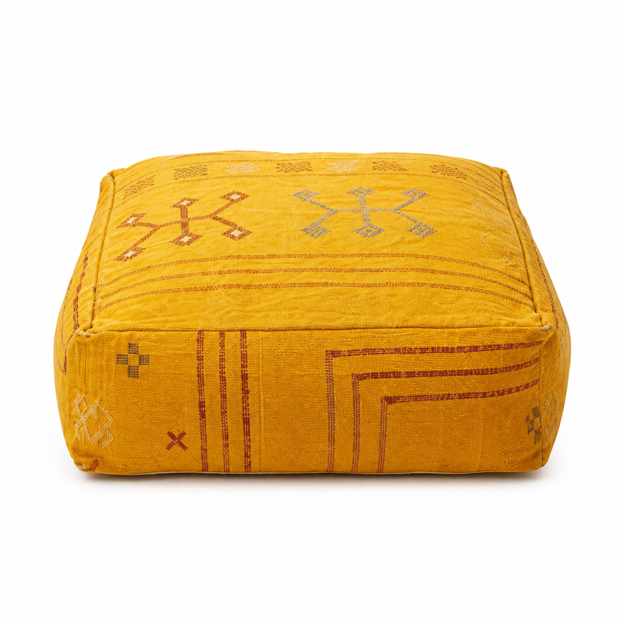 Berber Sabra Marocain Fait Main Berbère en Pouf