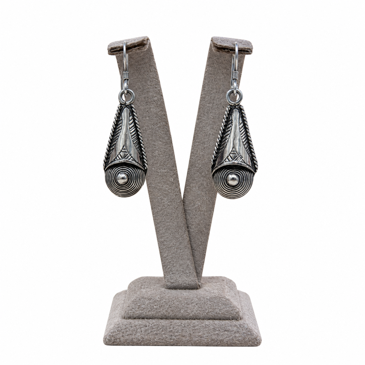 Berber Silver Handmade Tribal Jewelry Tiznit Morocco Earrings
