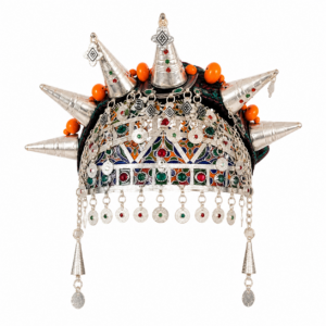 Berber Silver Plated Headdress Handmade Tribal Crown Headband