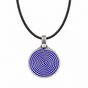 Berber Spiral Silver Pendant Handmade Jewelry Minimalist Necklace