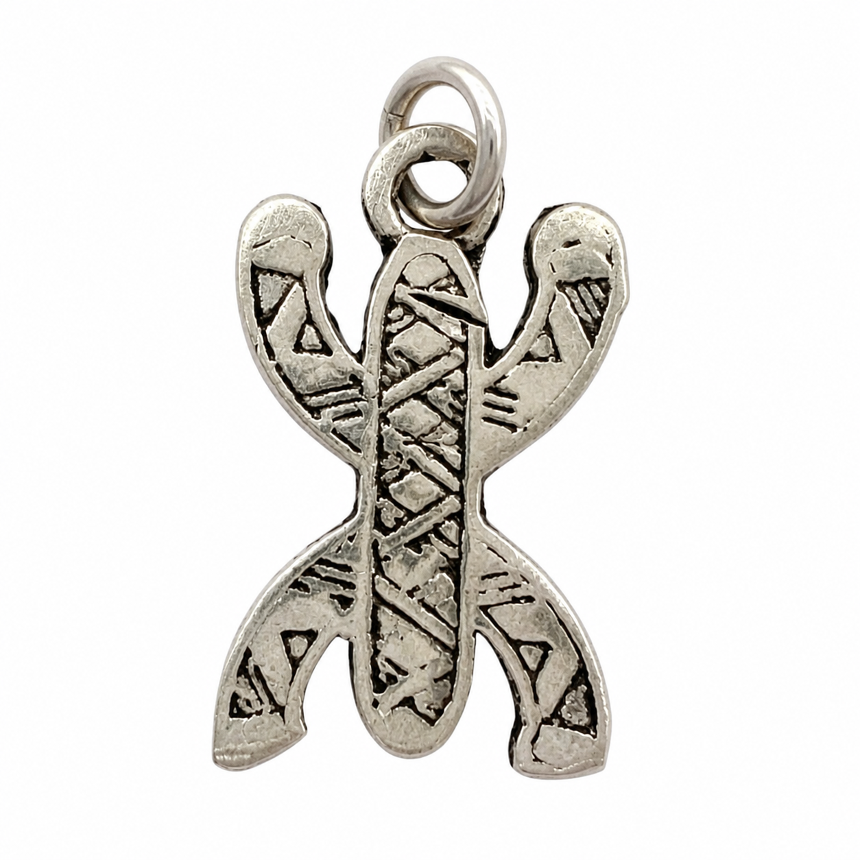 Berber Sterling Silver Yaz Freedom Symbol Pendant Necklace