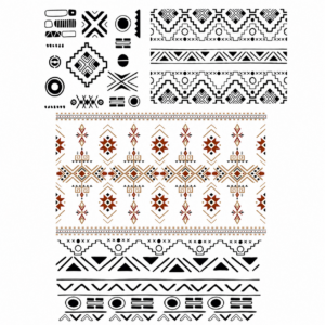 Berber Tattoo Designs and Amazigh Kabyle Henna Patterns Digital Download