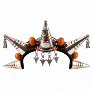 Berber Tiara from Sousse Ethnic Head Jewelry Earrings