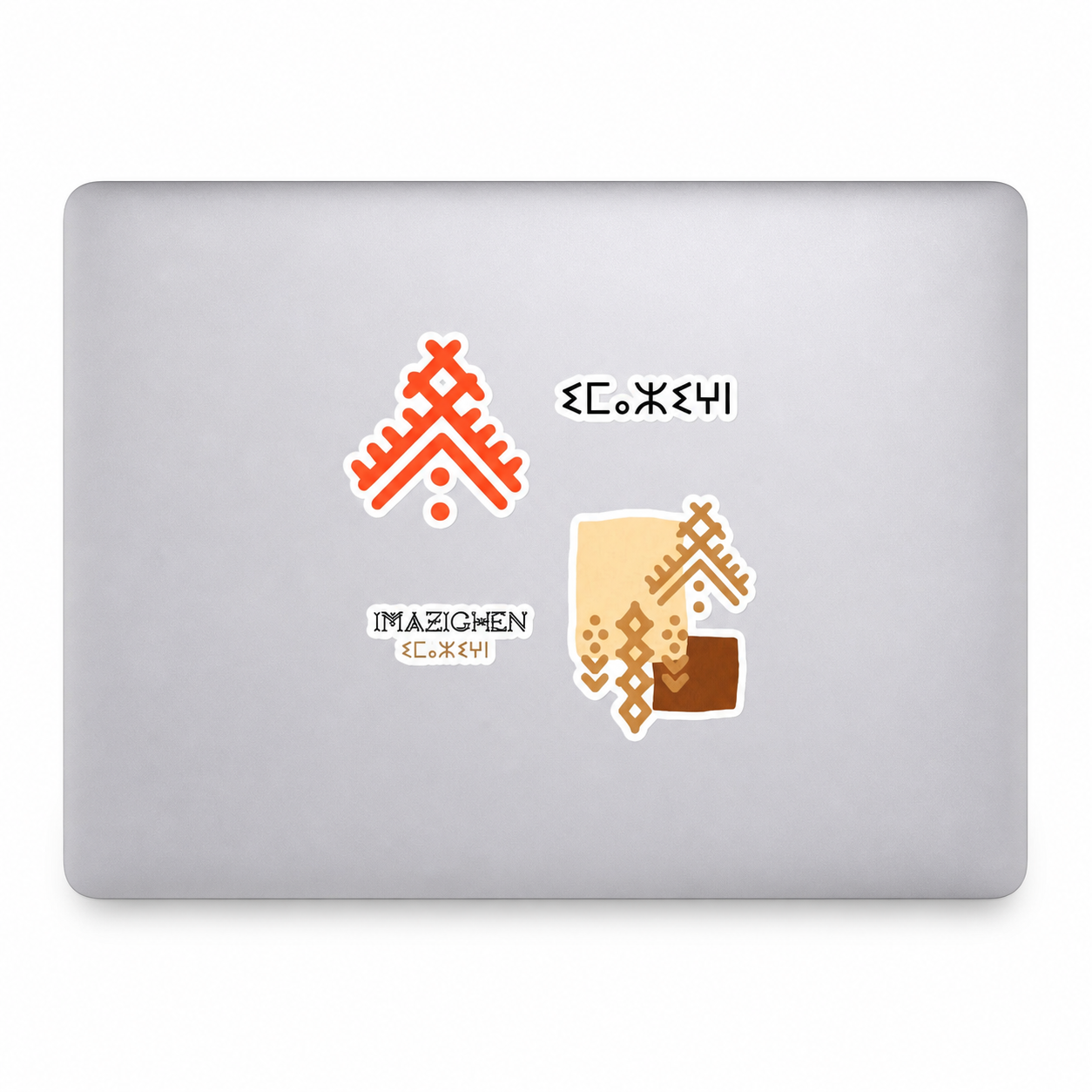 Berber Tifinagh Algeria Bubble-Free Vinyl Stickers for Everyday Use