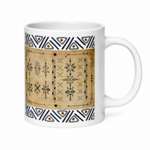 Berber Tifinagh Symbol Ceramic Mug for Kitchen Dining
