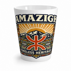 Berber Timeless Heritage Latte Symbol Mountain Sunrise Mug