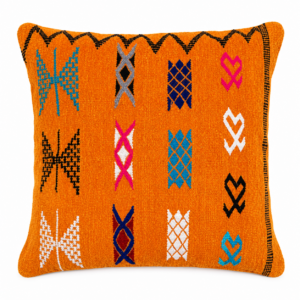 Berber Velvet Handmade Cushion Embroidered Velour Pillow Cover