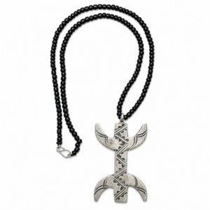 Berber Yaz Symbol Handmade Metal Stone Kette Necklace
