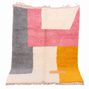 Custom Amazigh Berber Natural Wool Living Room Rug