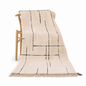 Custom Amazigh Berber Wool Living Room Geometric Handmade Rug