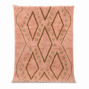 Custom Amazigh Berber Wool Living Room Handmade Bohemian Rug