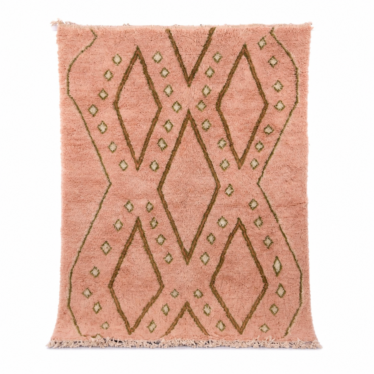 Custom Amazigh Berber Wool Living Room Handmade Bohemian Rug
