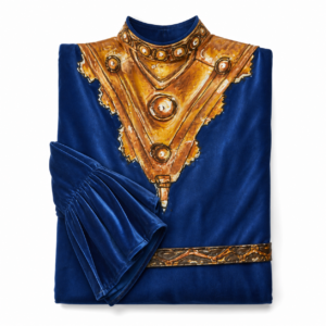 Amazigh Fashion Sketch for Designers Illustration Digital Kaftan