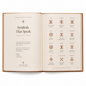 Amazigh Symbols Collection Tifinagh Wall Art Design Set