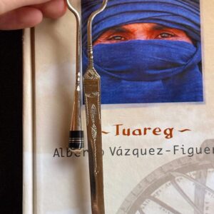 Amazigh Handmade Tuareg Silver Ebony Book Lovers Bookmark