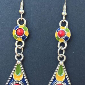 Amazigh Magnifiques boucles d oreilles kabyles métal Earrings