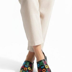 Amazigh Authentic Idoukan Slippers Handmade Leather Babouche Shoes