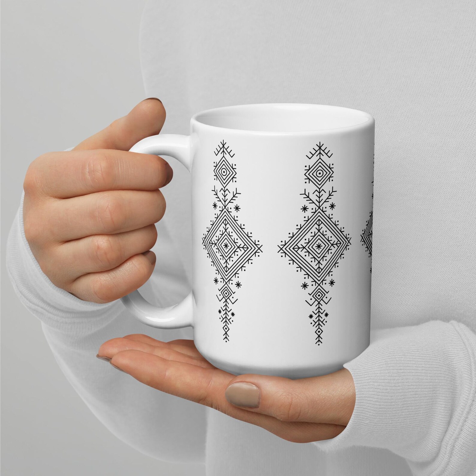 Berber Symbol Mug White Kitchen Dining Drinkware for and Use