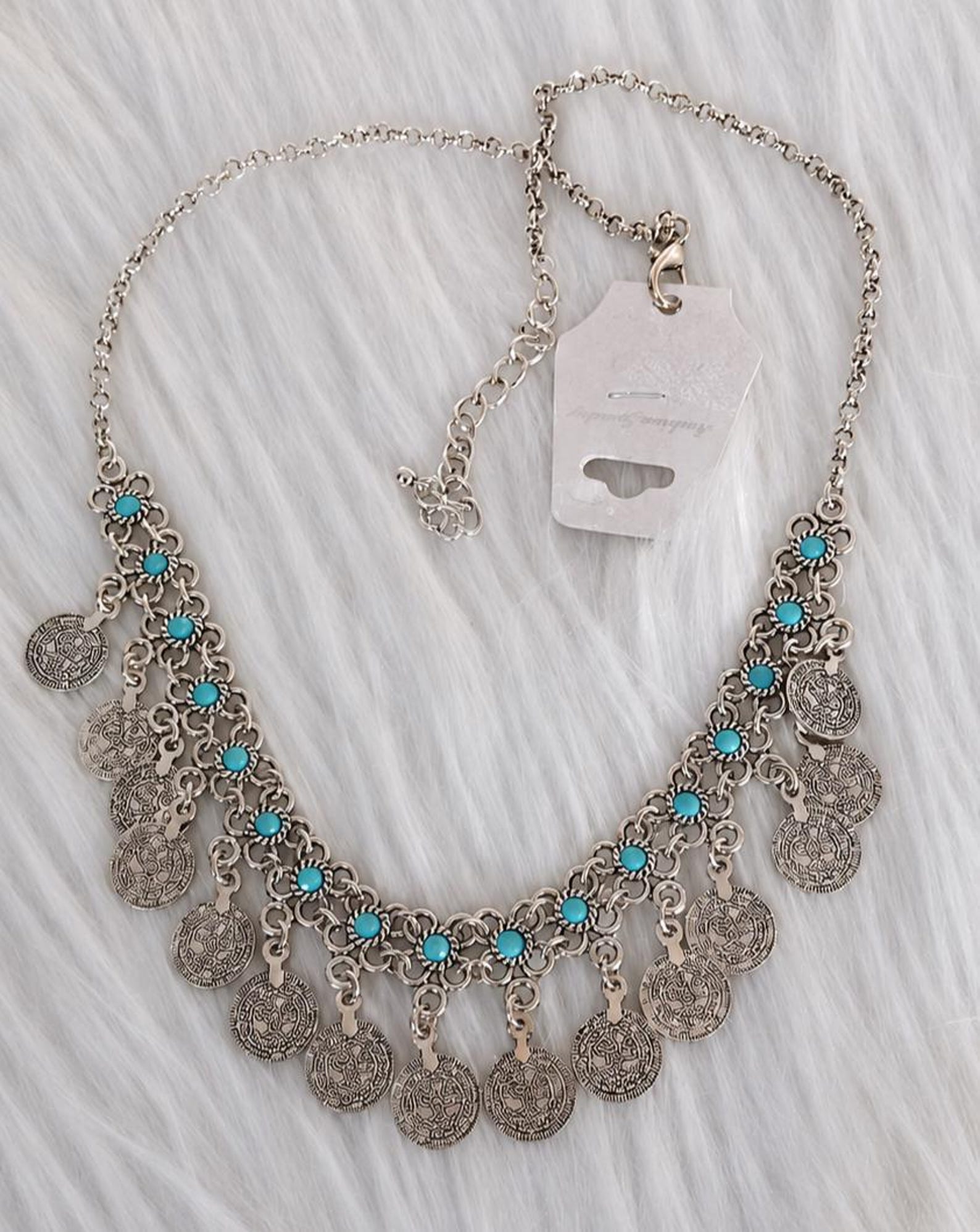 Amazigh Tasfift Traditional Handmade Steel Acier Tribal Necklace