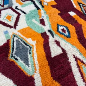 Berber Handmade Colorful Abstract Carpet Boho Area Rug