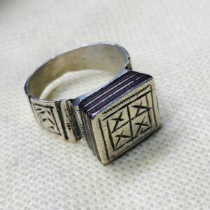Amazigh Bague en argent Tribal Touareg Berbère Ring