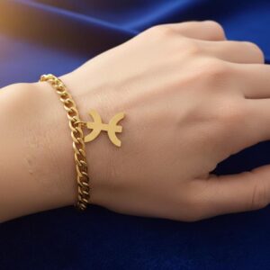 Amazigh Berber Kabyle Yaz Women's Stainless Steel Chain Bracelet