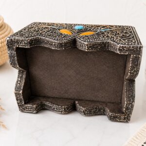 Berber Handmade Jewelry Box Storage Chest Decorative Treasure