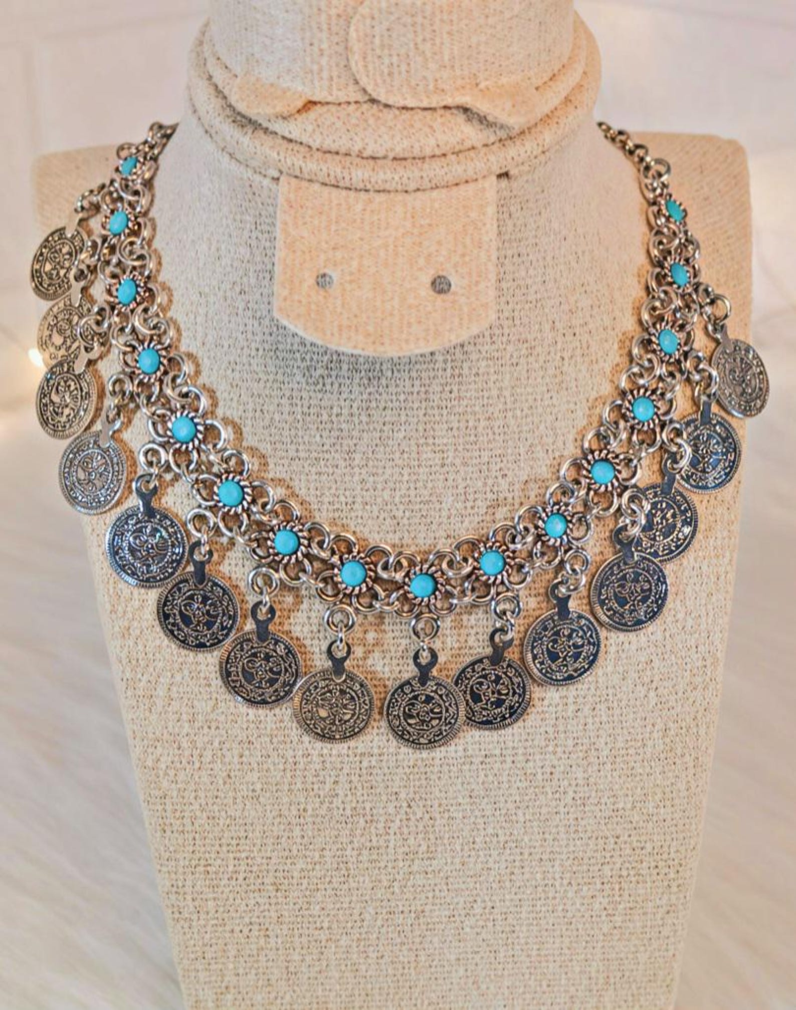 Amazigh Tasfift Traditional Handmade Steel Acier Tribal Necklace
