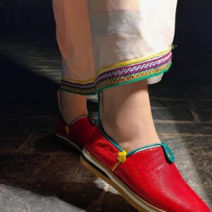 Amazigh Handmade Leather EU 36-44 White Black slippers