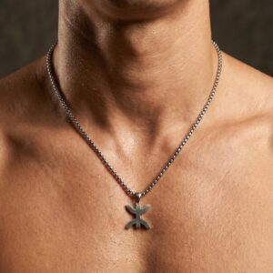Amazigh Berber Kabyle Tifinagh Yaz Stainless Steel Men's Pendant Necklace