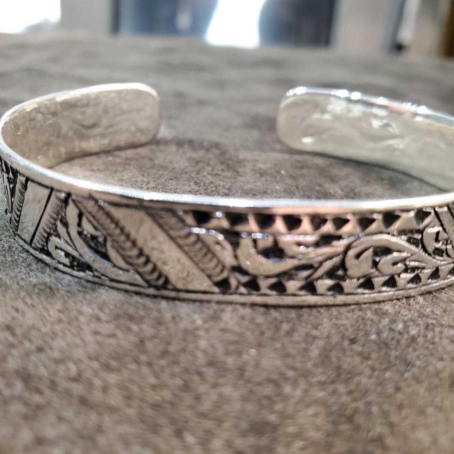 Berber Authentic Silver Sterling Bangle Handmade Tunisian Bracelet