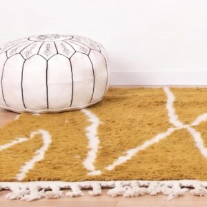 Berber Wool Design Neutral Living room Geometric Rug